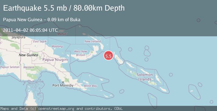 Map of NEW IRELAND REGION, P.N.G.