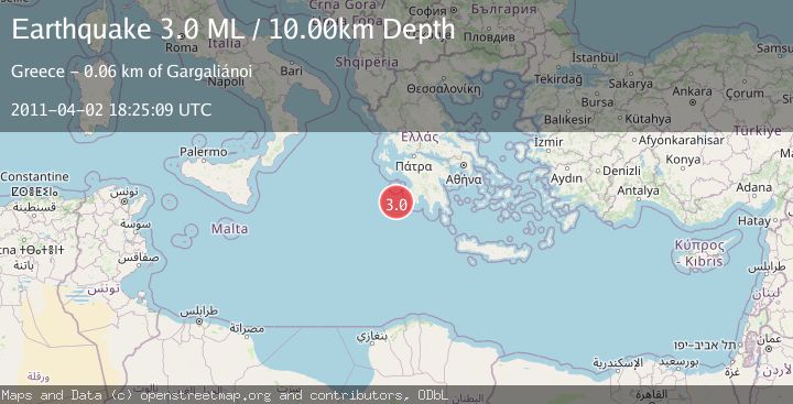 Map of SOUTHERN GREECE