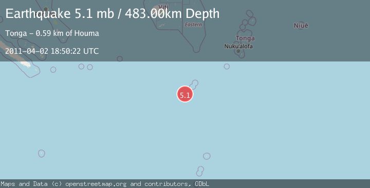 Map of SOUTH OF FIJI ISLANDS