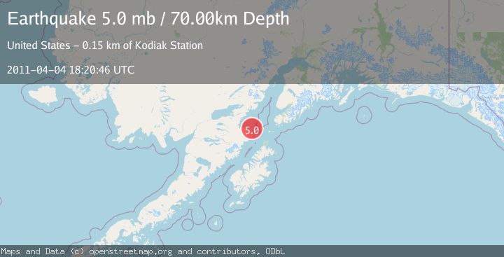 Map of SOUTHERN ALASKA