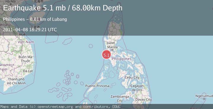 Map of MINDORO, PHILIPPINES