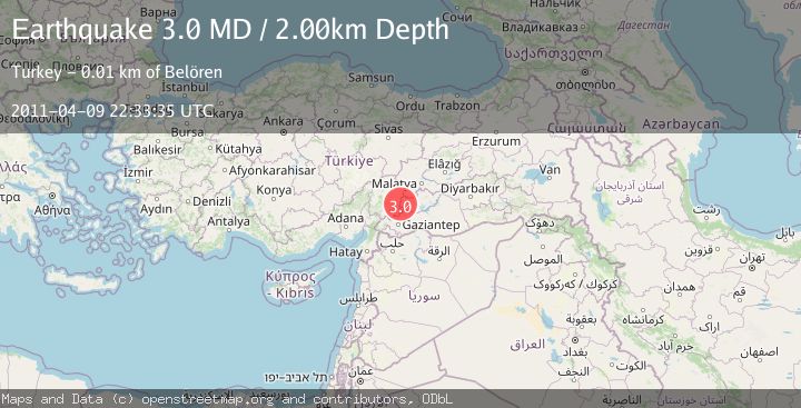 Map of CENTRAL TURKEY
