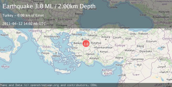 Map of WESTERN TURKEY