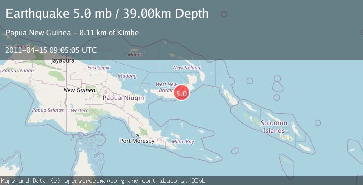 Map of NEW BRITAIN REGION, P.N.G.