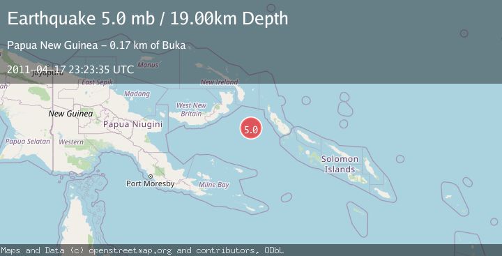 Map of NEW BRITAIN REGION, P.N.G.