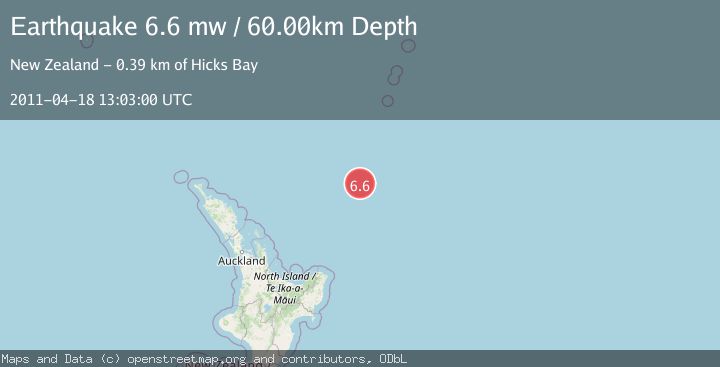 Map of SOUTH OF KERMADEC ISLANDS