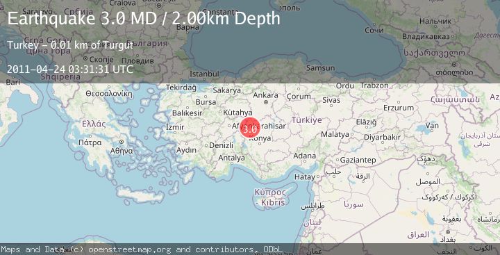 Map of WESTERN TURKEY