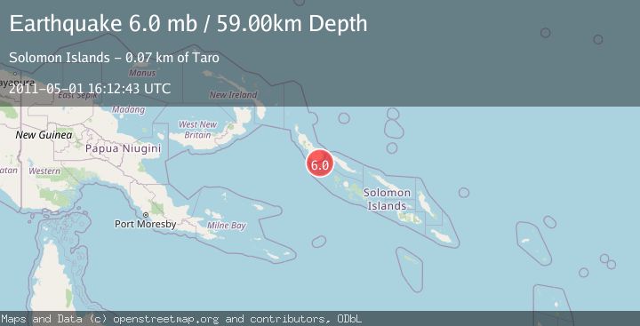 Map of BOUGAINVILLE REGION, P.N.G.