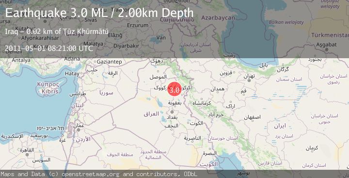 Map of IRAQ