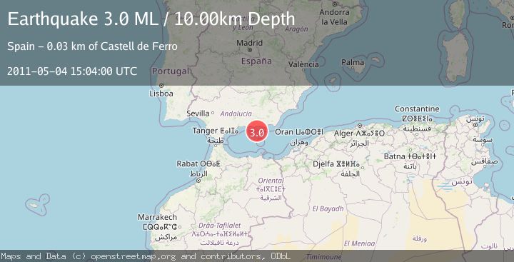 Map of STRAIT OF GIBRALTAR