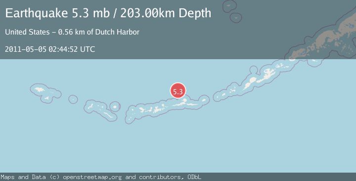 Map of ANDREANOF ISLANDS, ALEUTIAN IS.