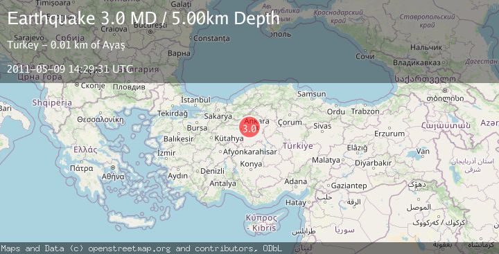 Map of CENTRAL TURKEY