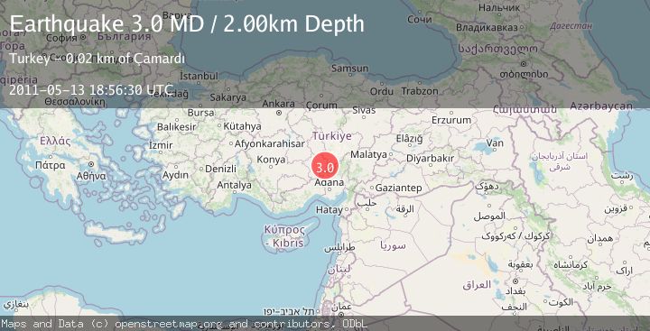 Map of CENTRAL TURKEY