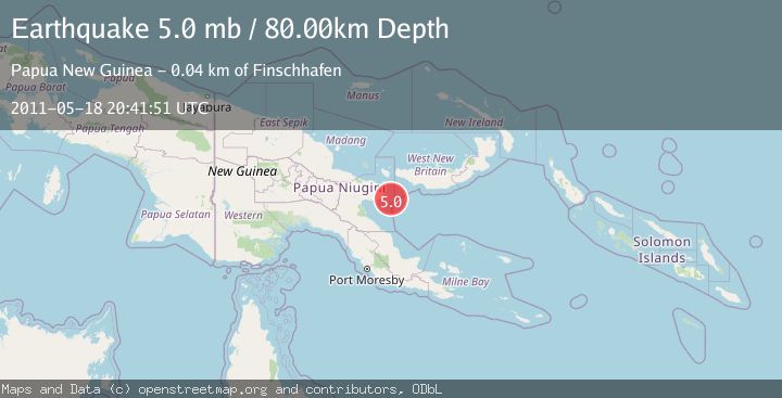 Map of NEW BRITAIN REGION, P.N.G.