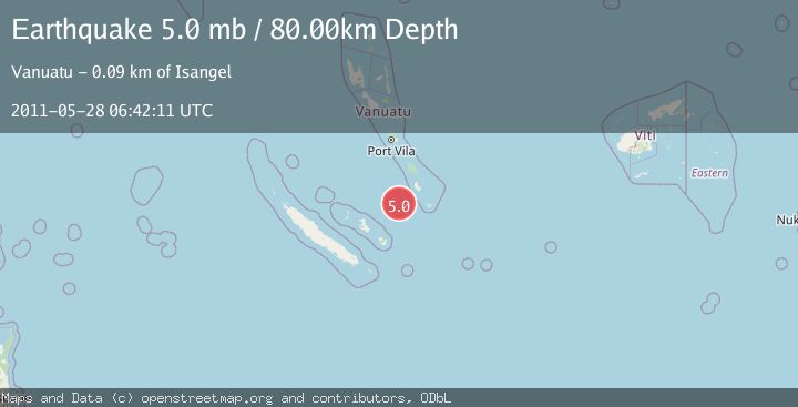 Map of LOYALTY ISLANDS
