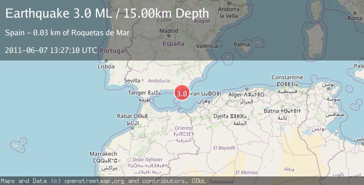 Map of STRAIT OF GIBRALTAR