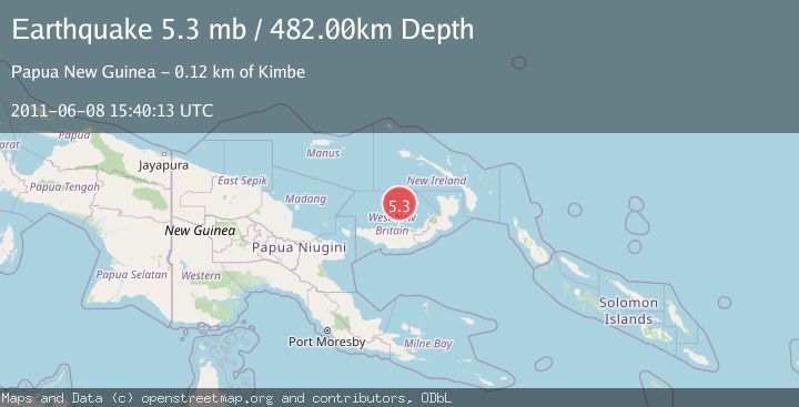 Map of NEW BRITAIN REGION, P.N.G.