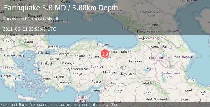 Map of CENTRAL TURKEY