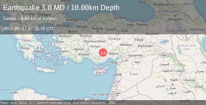 Map of CENTRAL TURKEY
