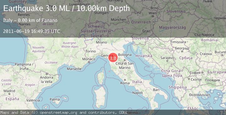 Map of NORTHERN ITALY