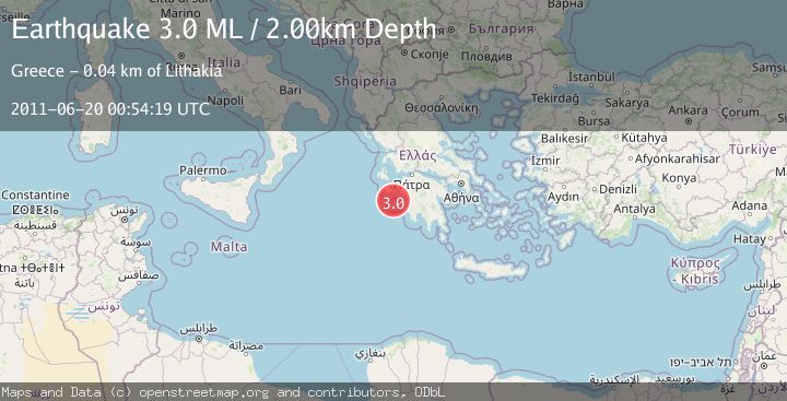 Map of SOUTHERN GREECE