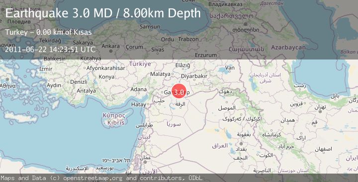 Map of EASTERN TURKEY