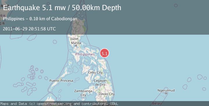 Map of PHILIPPINE ISLANDS REGION