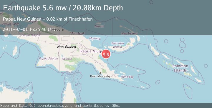 Map of NEW BRITAIN REGION, P.N.G.