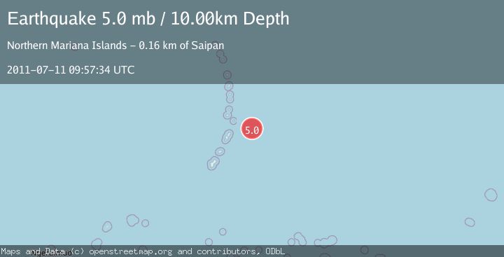 Map of MARIANA ISLANDS REGION
