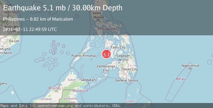 Map of NEGROS, PHILIPPINES