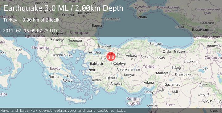 Map of WESTERN TURKEY