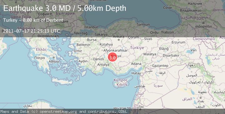 Map of CENTRAL TURKEY