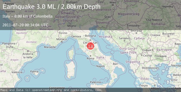 Map of CENTRAL ITALY