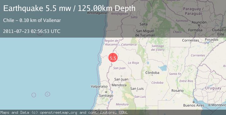 Map of SAN JUAN, ARGENTINA