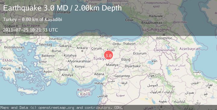 Map of CENTRAL TURKEY