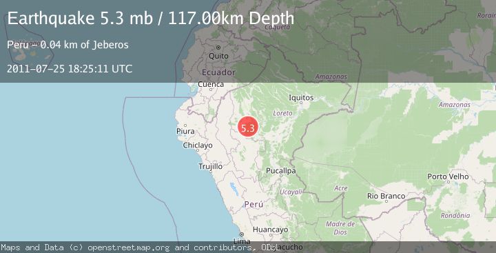 Map of NORTHERN PERU