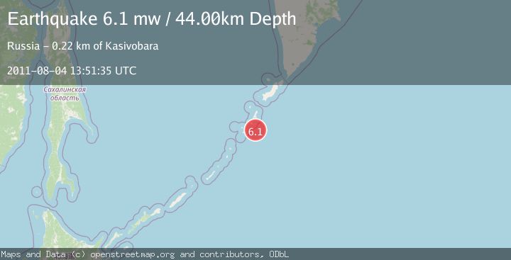 Map of KURIL ISLANDS
