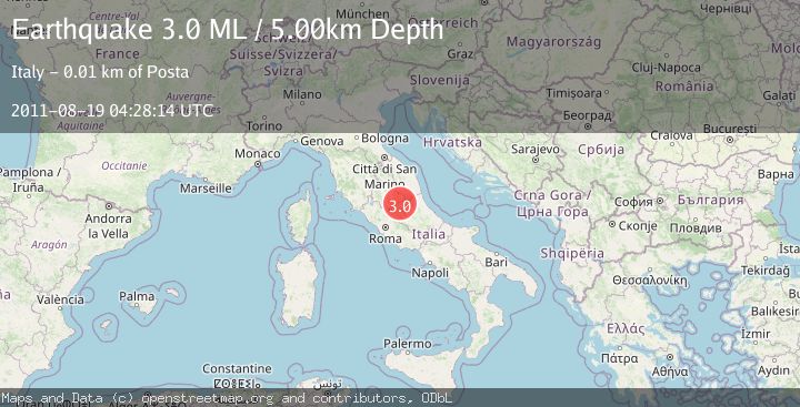 Map of CENTRAL ITALY