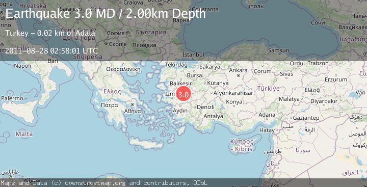 Map of WESTERN TURKEY