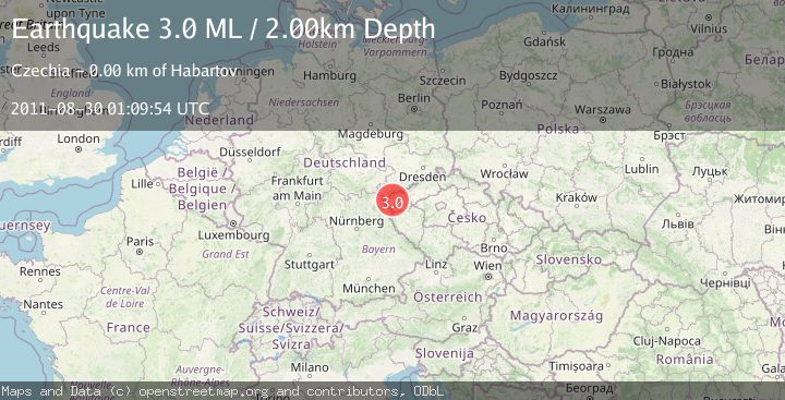 Map of CZECH REPUBLIC
