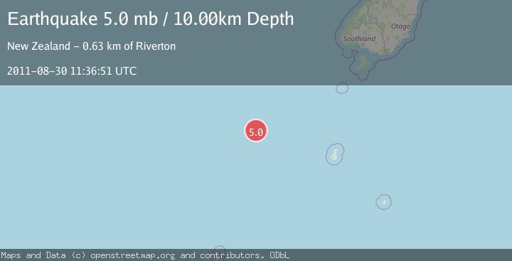 Map of NORTH OF MACQUARIE ISLAND