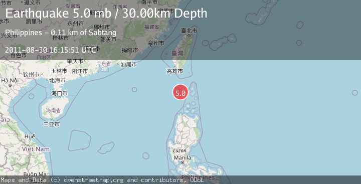 Map of PHILIPPINE ISLANDS REGION