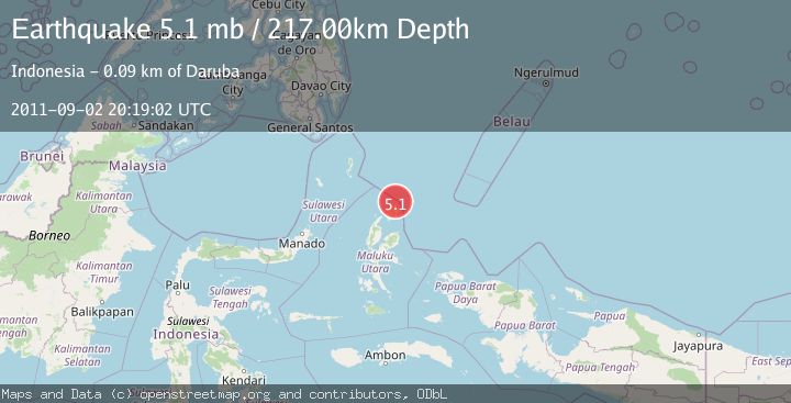 Map of HALMAHERA, INDONESIA