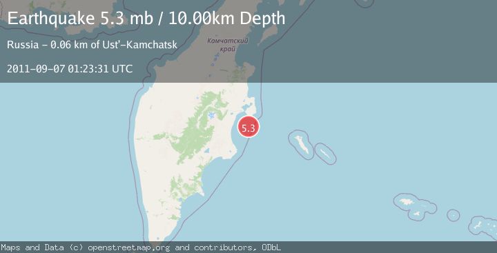 Map of NEAR EAST COAST OF KAMCHATKA