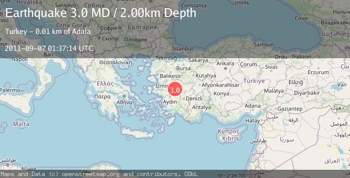 Map of WESTERN TURKEY