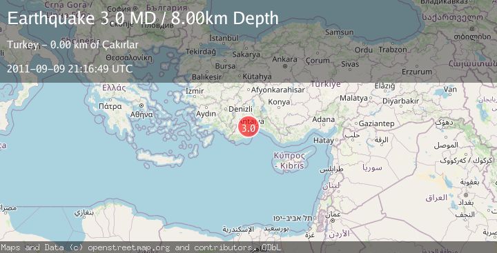 Map of WESTERN TURKEY