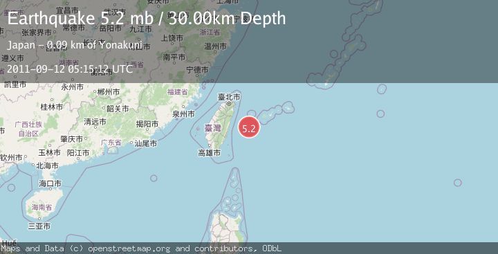 Map of TAIWAN REGION