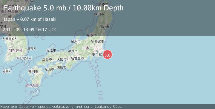 Map of NEAR EAST COAST OF HONSHU, JAPAN