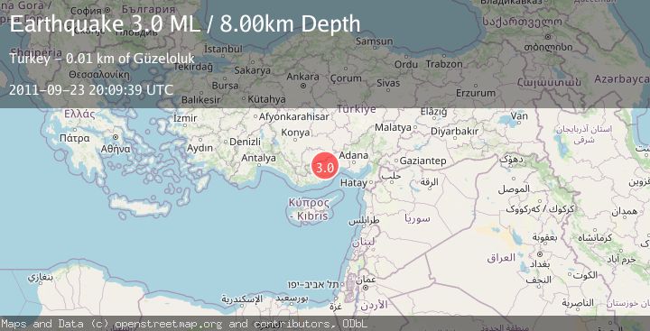 Map of CENTRAL TURKEY