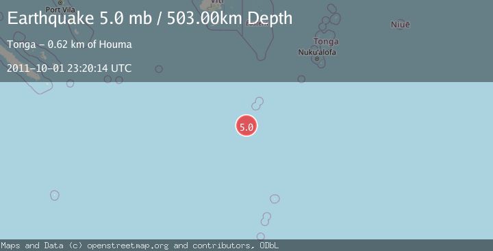 Map of SOUTH OF FIJI ISLANDS